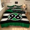 Hannover 96 Pattern Bedding Quilt Set  Home Decoration  Gift (1 * duvet cover + 2 * pillowcase  without core)
