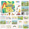 Educational Busy Board Bath Poster Style  Montessori Toy  16 Themes, Educational Book & Drawing  Gift Boxed