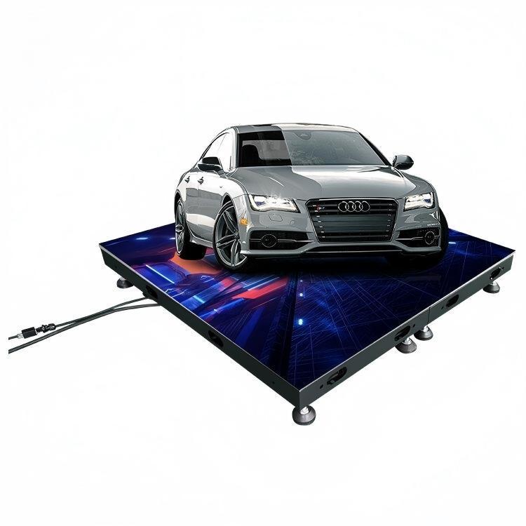 P3.9 Interactive HD LED Floor Tile Display Screen with GOB Sensing Technology, 3D/5D Capable.