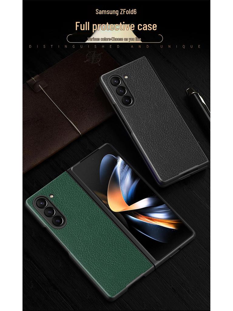 Защитный чехол для телефона Samsung Z Fold7 и Huawei Mate X5 с защитным экраном с перекрестным узором