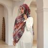 New Arrival Chiffon Instant Hijab With Bulit-in Magnets Printed Easy To Wear Shawl Wrap With Undercap For Muslim Women