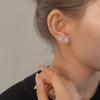 Серьги-лапшички, женские серьги в виде кубика Рубика с бриллиантами, серьги нужно снимать на время сна, у подруг такой же стиль