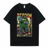 Певица Mf Doom Madlib Madvillain Двусторонняя графическая хлопковая футболка Топы Мужская хип-хоп футболка Мужские и женские флисовые хлопковые футболки