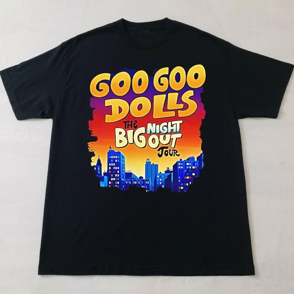Новая редкая футболка унисекс с логотипом группы The Goo Goo Dolls, подарок семье, черная, размеры S-5XL