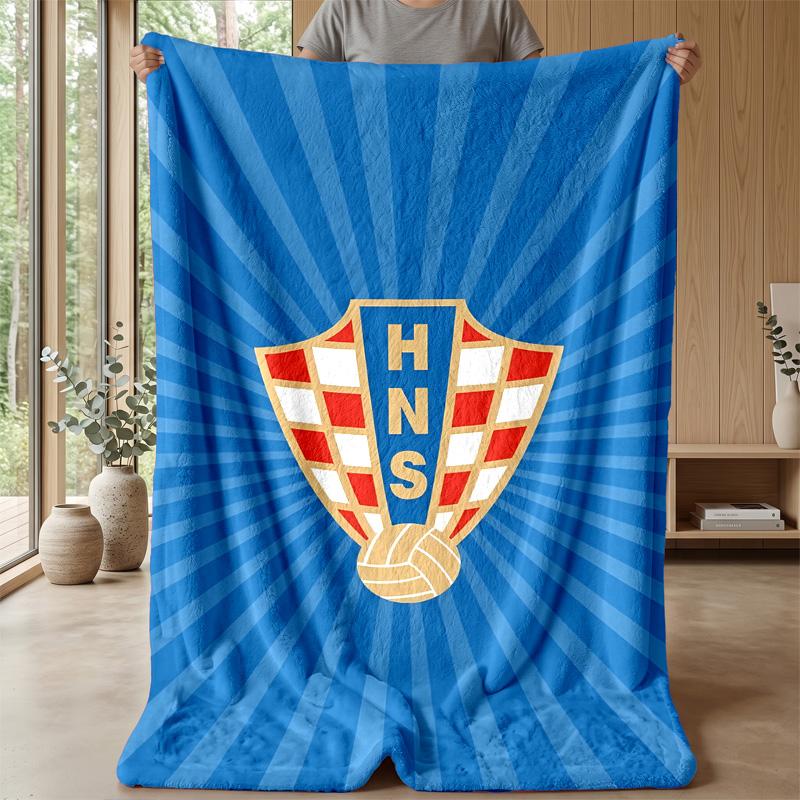 Croatia national football team Theme blanket Soft Flannel Fleece Blanket Warm Lightweight Throw Blanket for Home Sofa Bed