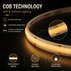Светодиодная COB лента со светодиодным датчиком движения, питание от батарей или USB 5V, автоматическое включение/выключение, линейное освещение для шкафа, гардероба, кухни, лестницы
