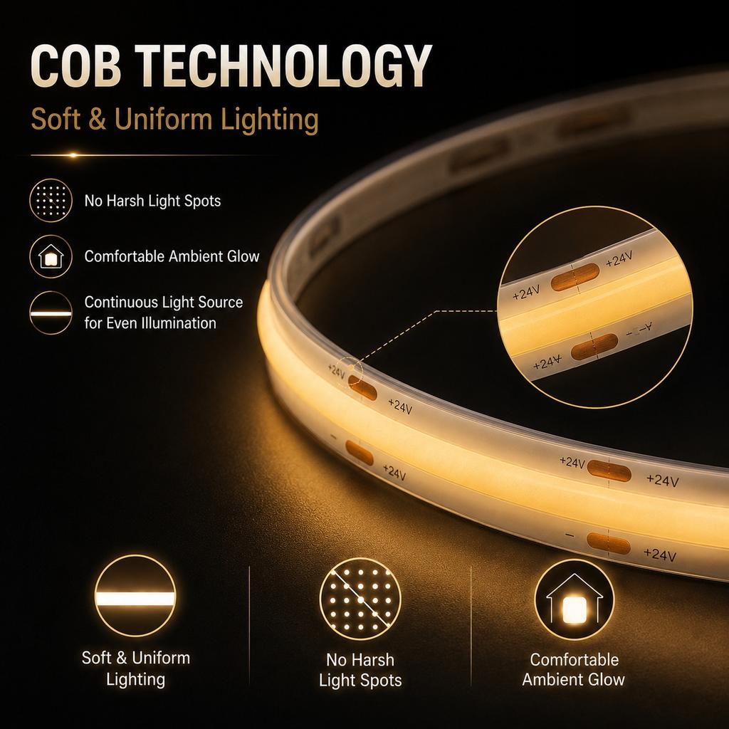 Светодиодная COB лента со светодиодным датчиком движения, питание от батарей или USB 5V, автоматическое включение/выключение, линейное освещение для шкафа, гардероба, кухни, лестницы