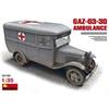MiniArt Scale WWII German Captured Ambulance Plastic Model Kit MA35160 1/35 GAZ-03-30