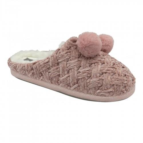 Dunlop Womens/Ladies Textured Knit Mule Slippers