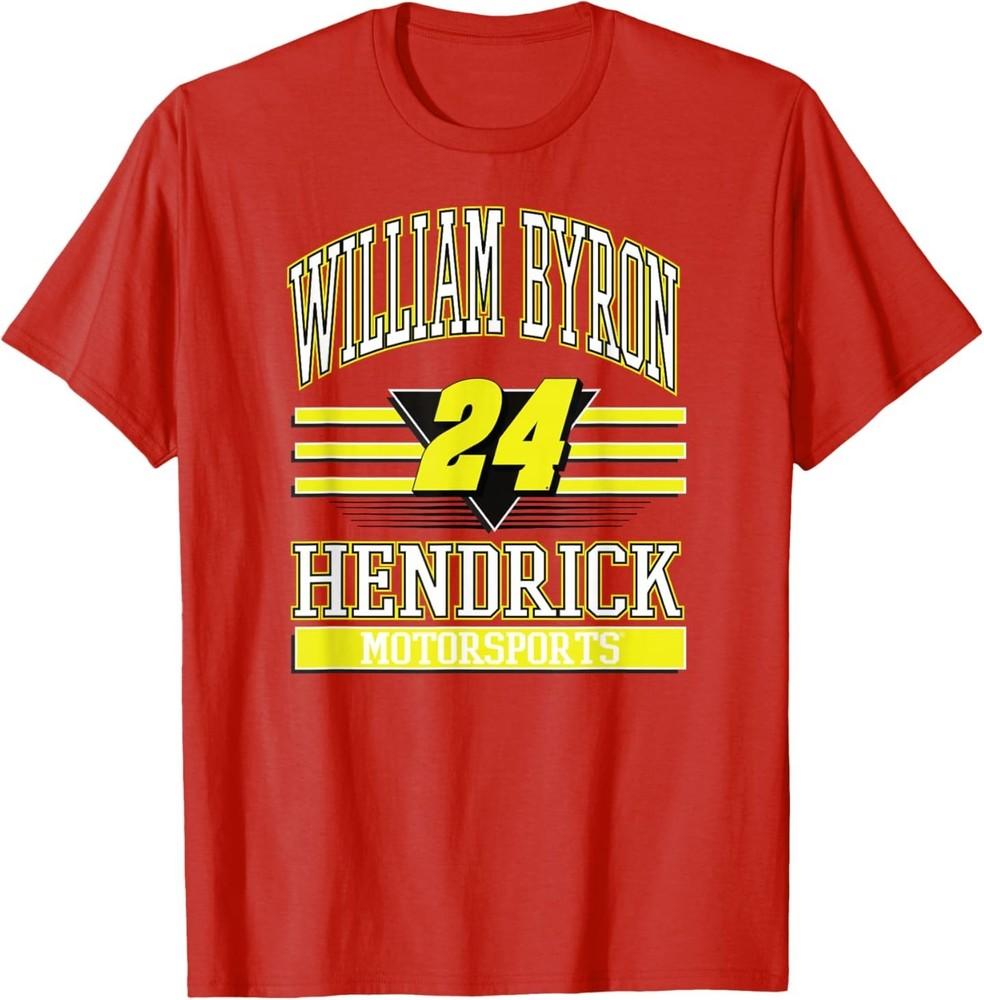 Официально лицензированная футболка William Byron 24 Hendrick Motorsports