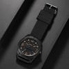 Модные цифровые черные мужские часы мужские часы с холщовым ремешком мужские часы