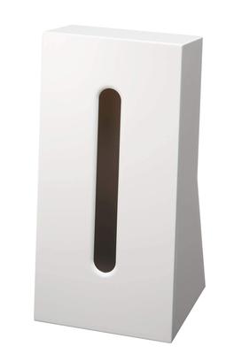 Yamazaki Smart Slim Tissue Case, 7984, Прямоугольный, Белый, АБС-пластик, Прибл.. 5,5" Ш x 4,4" Г x 10,7" В, Стоит вертикально