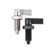 L-Handle Round Head Quick Lock And Release Index Bolts Locating Pins Cam-Action Indexing Plungers With Lever Nuts