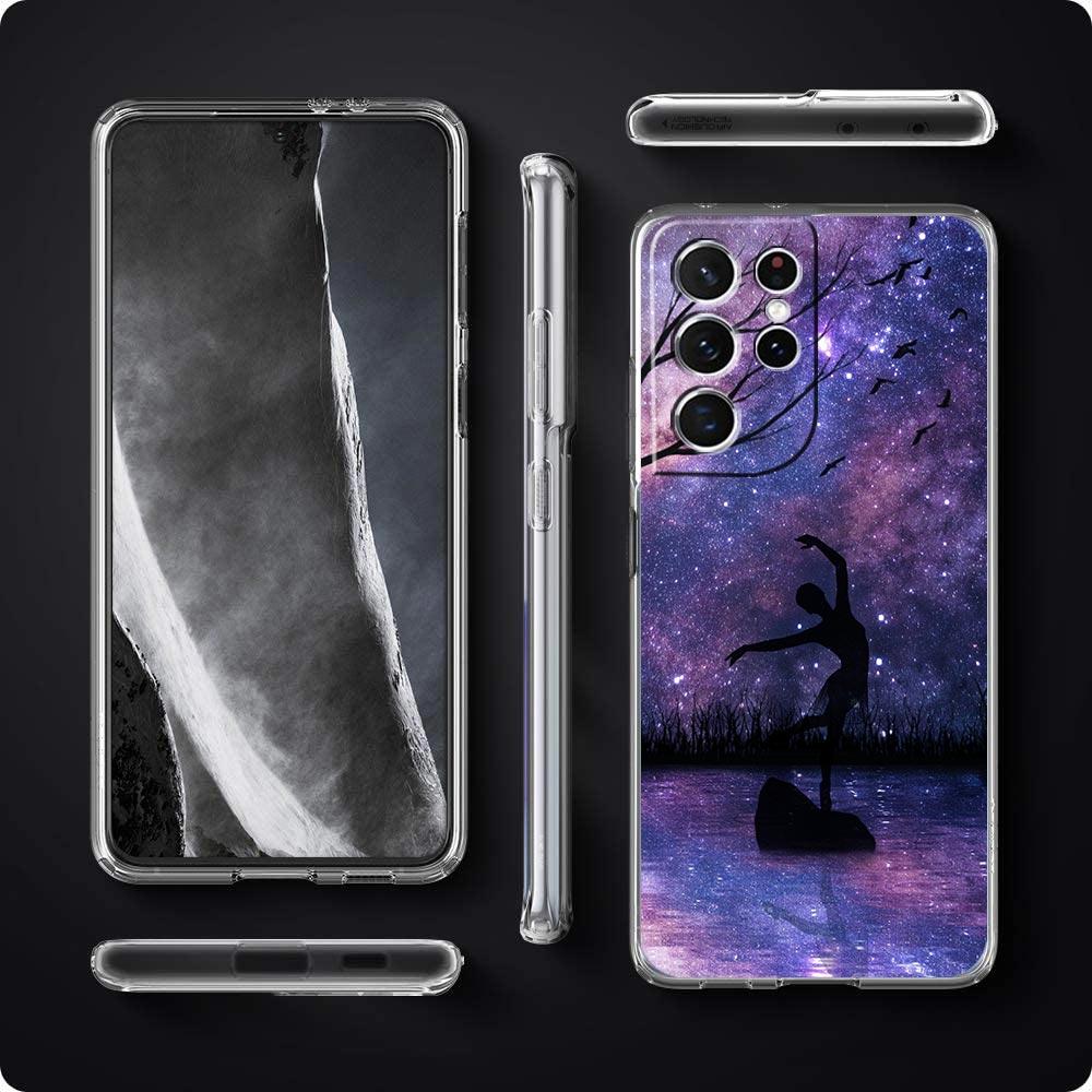 Простой чехол для телефона с балетным лебедем для Samsung Galaxy S23 S22 5G S20 Ultra S21 FE 5G S10E S9 S8 S10 Plus Мягкая задняя крышка