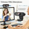 Webcam HD 1080P Usb Camera Livestream Web Cam For Desktop Laptops PC With Microphone