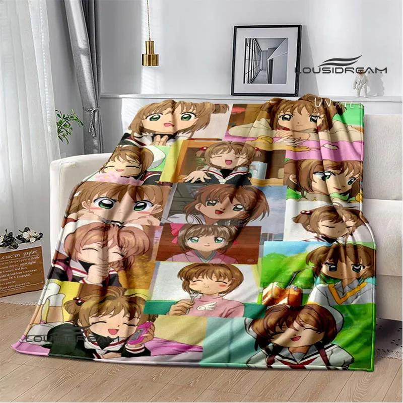 Card Captor Sakura Cartoon blankets fashion blankets Warm Flannel Soft Comfortable Blanket Home Travel Blanket Birthday Gift