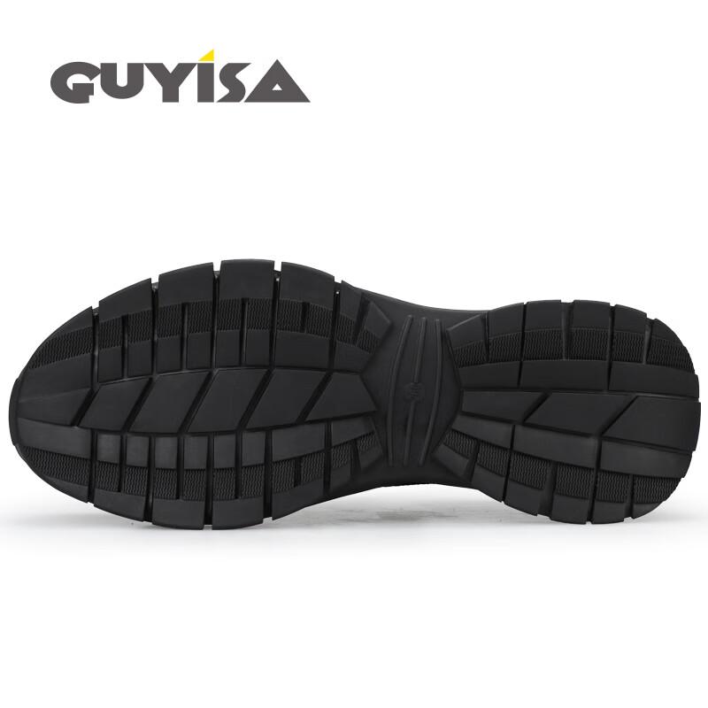 GUYISA Мужская дышащая рабочая защитная обувь с защитным подноском