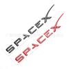 Наклейка с буквами SpaceX для Tesla Model 3 X Y S Задняя буква Наклейка Эмблема Аксессуары для автомобиля Наклейки Эмблемы Сплав цинка SPACEX
