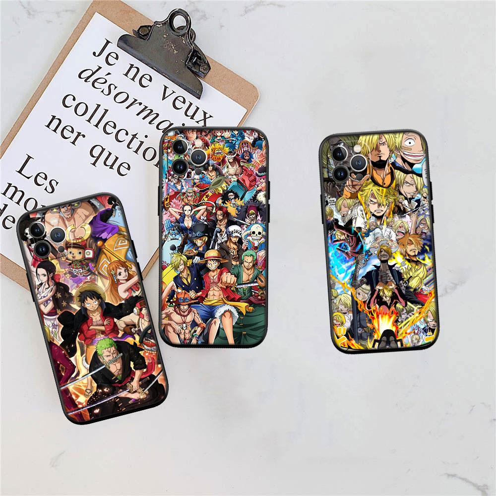 Art One Piece Soft Shell Phone Case for iPhone SE X XS XR 11 16E 17 Pro Max Air 8 7 6 6s Plus