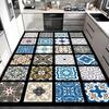 Марокканский стиль кухонный ковер нескользящий впитывающий столовый коврик большой площади легко моющийся коврик напольный коврик настраиваемый