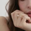 SOSOO Natural Pearl Open Ring
