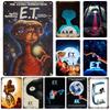 E.T. the Extra-Terrestrial Movie Metal Poster Vintage Wall Plate Bar Club Industrial Decor Metal Tin Sign Vintage Metal Plaque