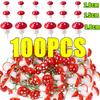 100-10 шт. Миниатюрные грибы, сказочный сад, мох, террариум, смоляные поделки, украшения, искусственные колья, поделки своими руками, микродекоры