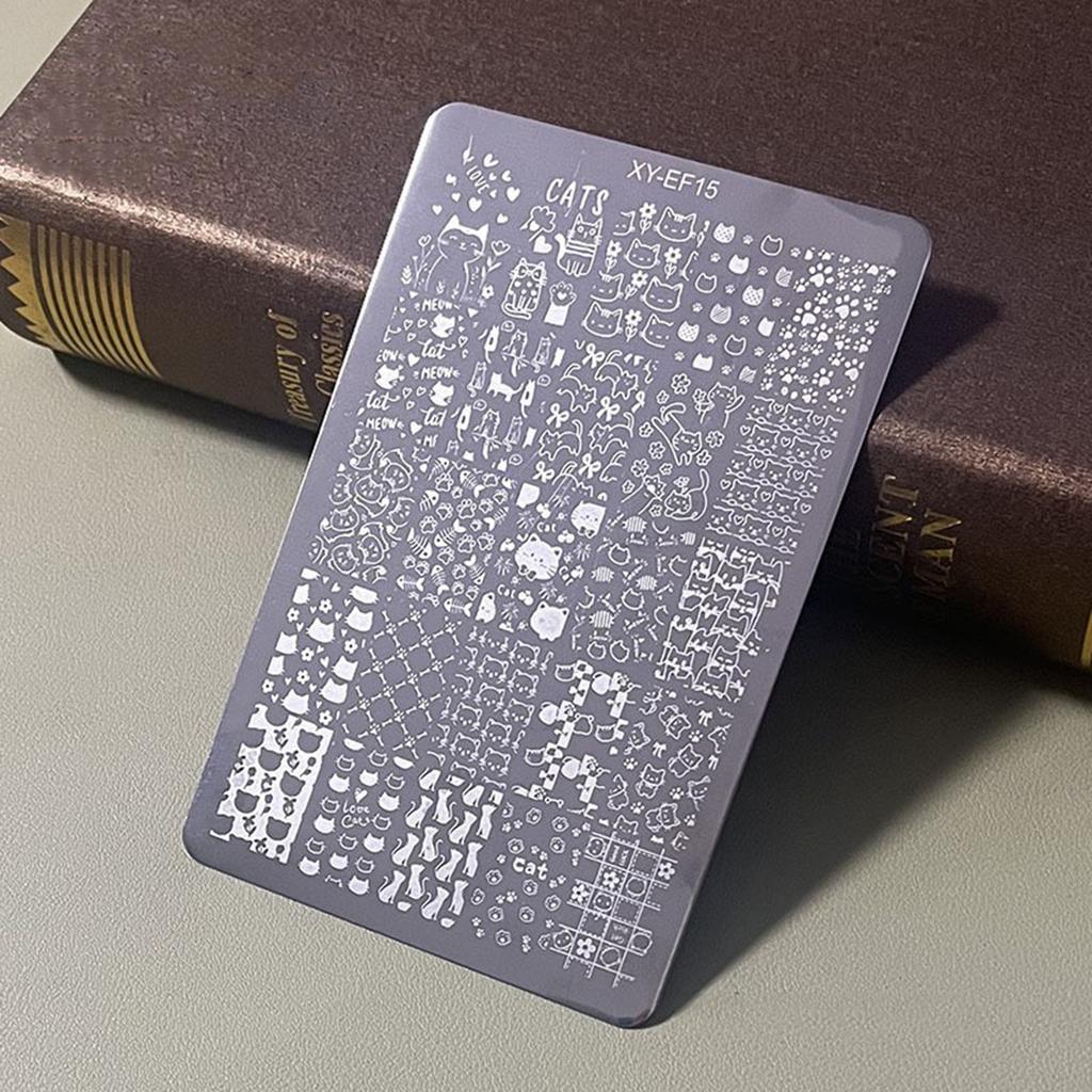 1 шт. Пластина для стемпинга нейл-арта Шаблон для переноса рисунка Бабочка Кружево Сквозные узоры Шаблон DIY Украшение для маникюра