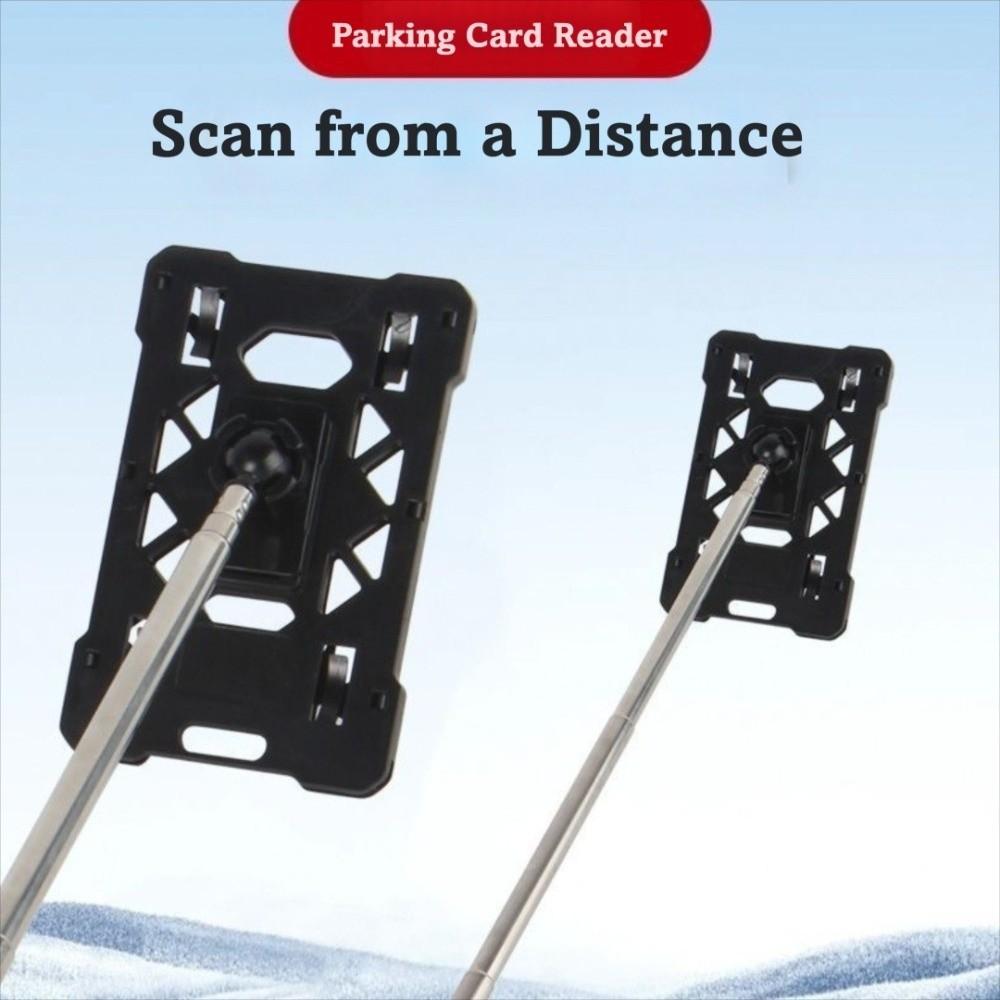 Adjustable Length Car Toll Card Stick Telescopic Design Long Handle Telescopic Parking Toll Rod Lightweight Handle Stickable