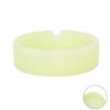 Fluorescent Silicone Ashtray Glow In the Dark Cigarette Holder Colorful Round Durable Smoking Accessories for Indoor Outdoor