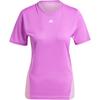 Designed For Training Tee, Comfortable Breathable Fitness Short Sleeve Women Tops Purple JG6057