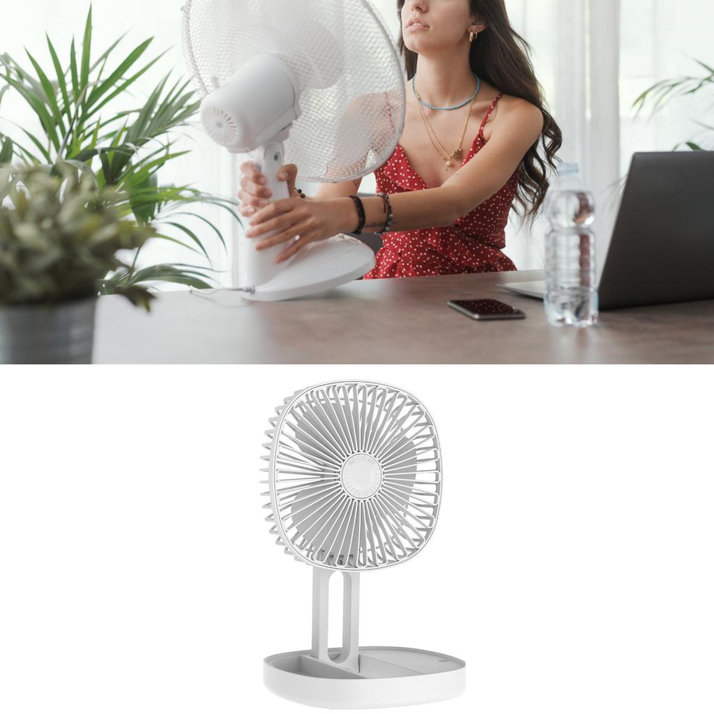 Мини-вентилятор Портативный настенный настольный вентилятор Складной электрический вентилятор USB Перезаряжаемый вентилятор-циркулятор воздуха