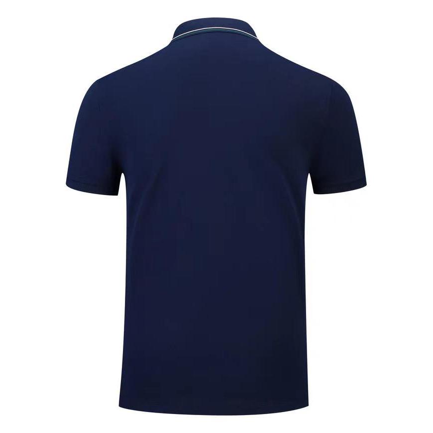 Новая летняя рубашка-поло с вышивкой, хлопковая мужская дышащая рубашка высокого качества с короткими рукавами, деловая повседневная рубашка-поло для мужчин