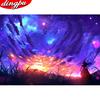 DINGPU 5D Diamond Painting Full Drill Round Diamond Embroidery Diamond Art Home Decoration