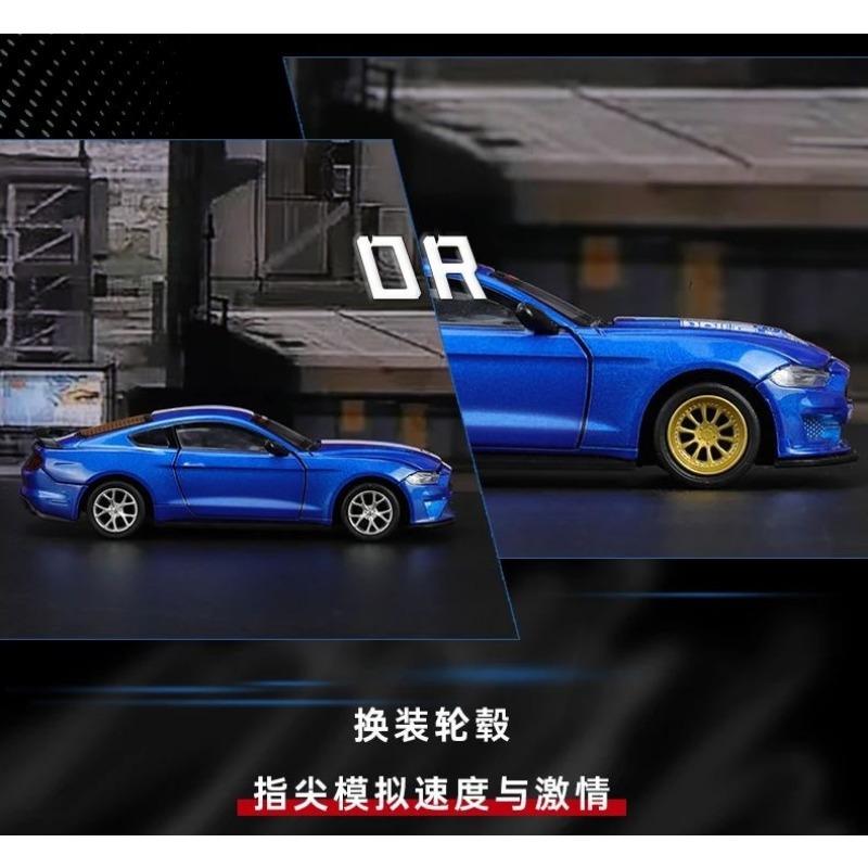 CCA Caipper 1/42 Alloy Ford Mustang GT Car Model Assembled Detachable Racing Version Modified Box