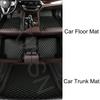 Пользовательские автомобильные коврики для Mercedes S Class W222 5 мест 2014-2020 годов Детали интерьера Автомобильные аксессуары Коврики в багажник