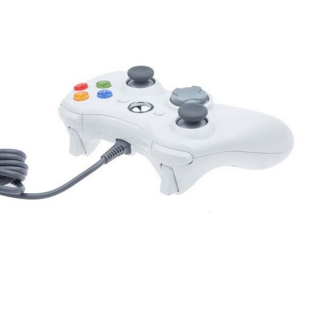 Геймпад - Xbox 360 - Проводной - Белый - Интерфейс для наушников - Совместим с ПК