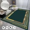 Green Light Luxury Geometric Carpet Nordic Minimalist Carpets for Living Room Decor Soft Bedroom Rug Large Area Cloakroom Mat