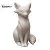 Contemporary Living Room Decor 3D Printed Minimalist Fox Sculpture, Elegant Figurine, Matte Modern Artistic Home Styling Items Desktop Ornament