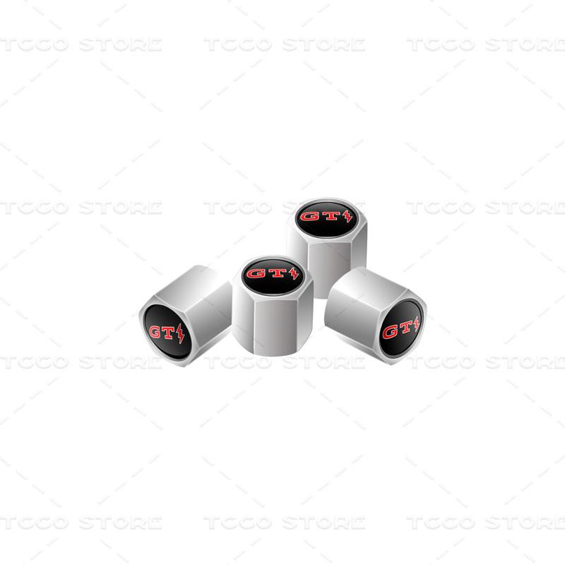 For VW VOLKSWAGEN 2026 New 4pcs Car Wheel Tire Valve Core Cap Dust Proof Covers For GTI Lightning Logo Golf MK3 MK4 MK5 Polo Tou