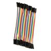 5 PCS 40 Pin Female to Female Dupont Wire Colorful Breadboard Jumper Wires  for Raspberry PI