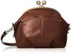 Genuine Leather Shoulder Bag Shoulder Clasp Cowhide Made In Japan Chocolate [Laissez-faire] Q's Women's