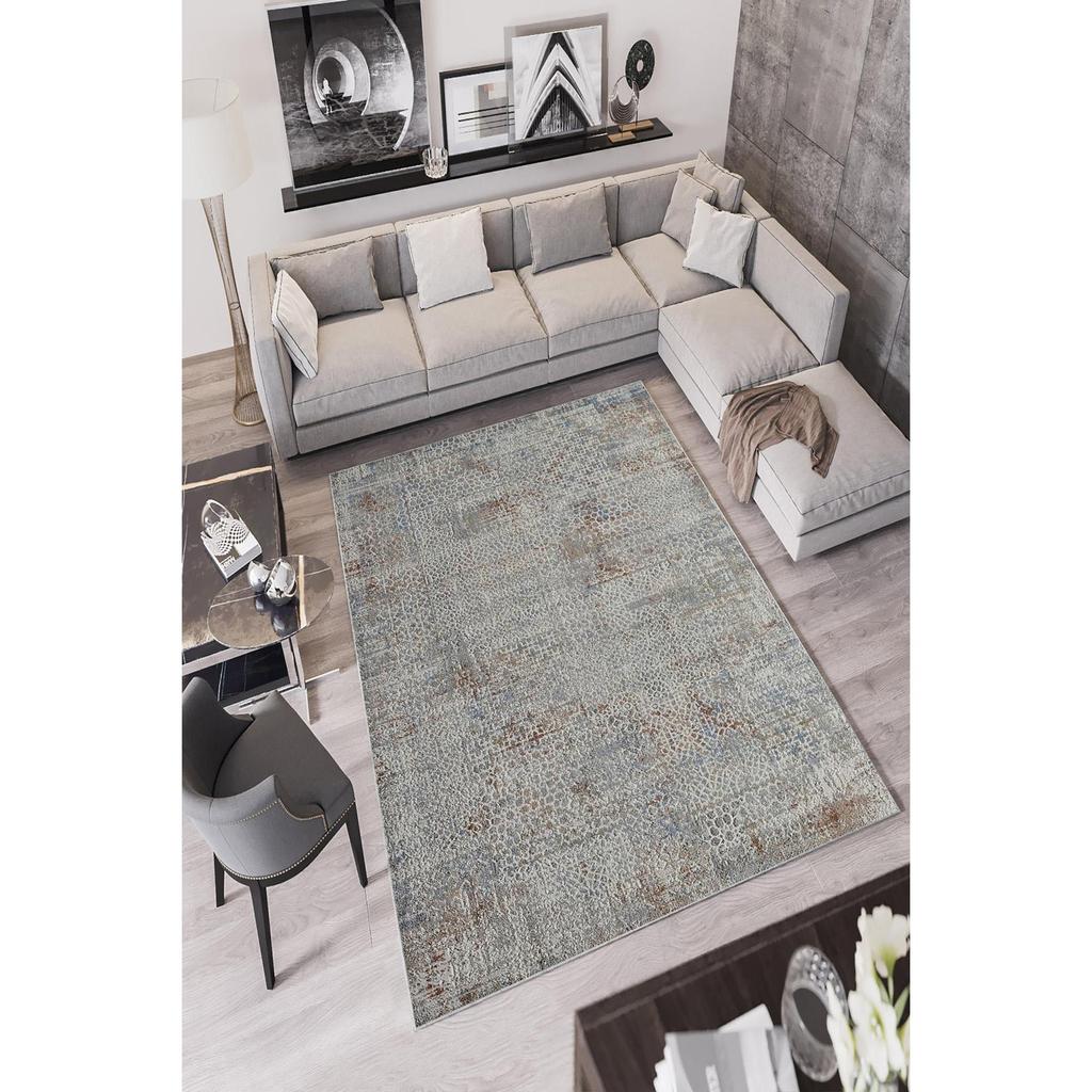 Декоративный нескользящий ковер с винтажным узором для гостиной, особый дизайн, тонкий, моющийся ковер