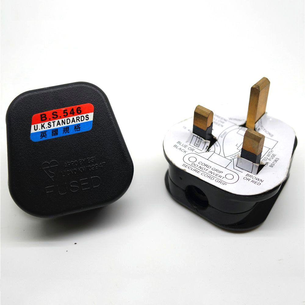 Assembled British Standard Triangle Hardware Accessories Power Plug Wiring Head Converters Adapter