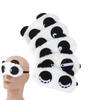Cute Design  Accessories Plush Panda Face Eye Mask Travel Sleeping Soft Eyeshade Portable Sleeping Cover