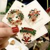 1PC Party Gifts Crystal Christmas Collections Brooch Pins Jewelry Decoration Wedding Accessories