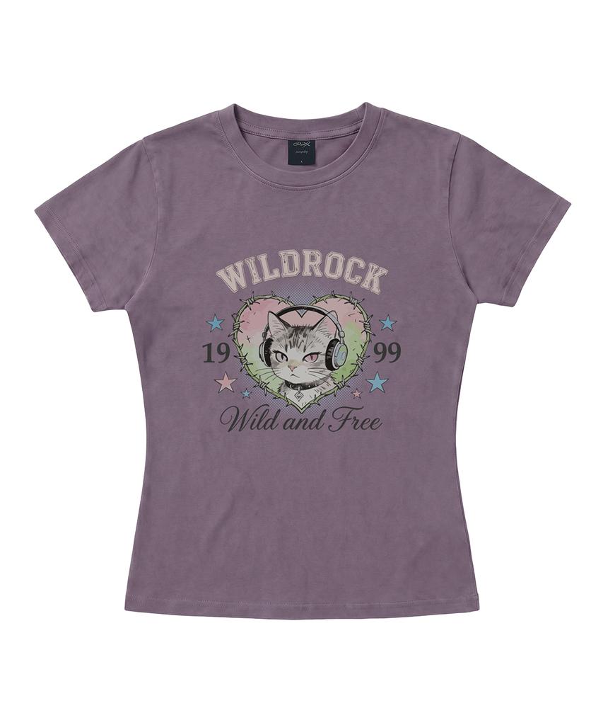 WILDROCK Hollysheesh Графическая пигментная укороченная футболка с коротким рукавом Стиль Part03_4 (Тип D)