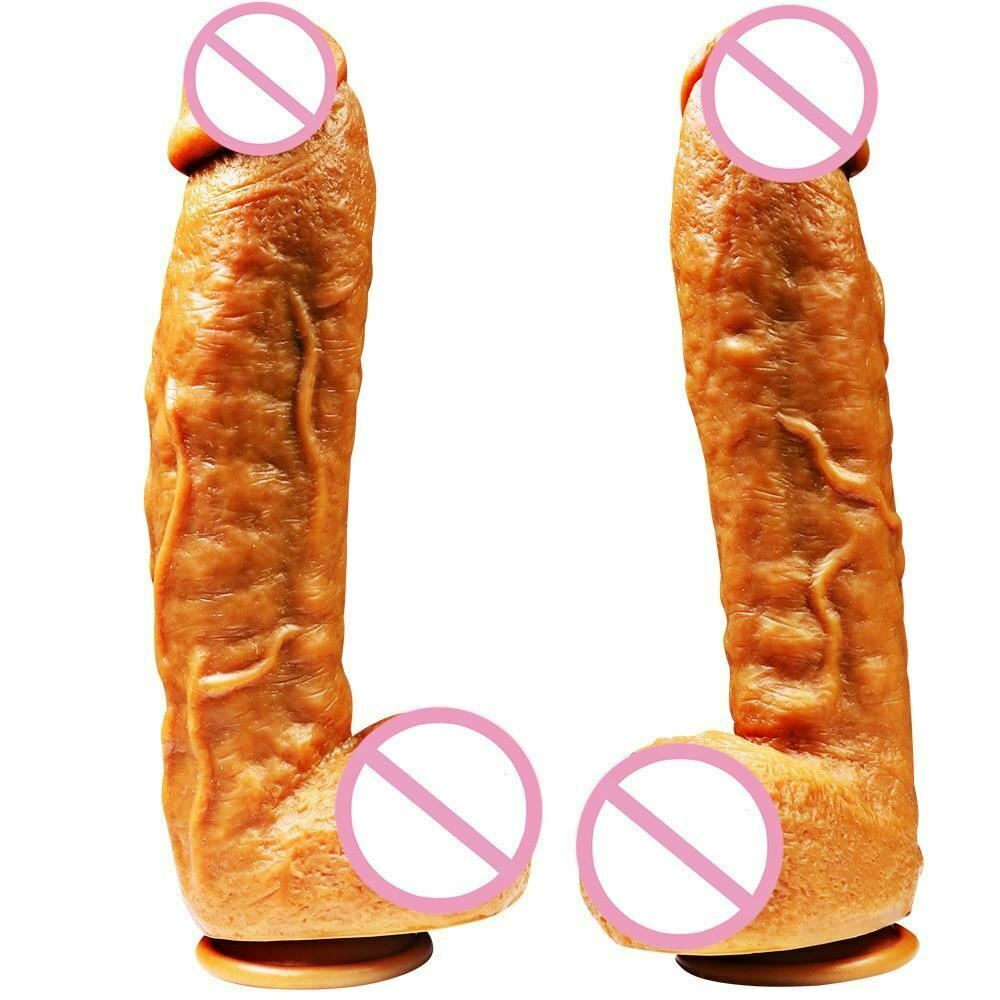 Мягкий гибкий большой дилдо из жидкого силикона толщиной 7 см, секс-игрушки для женщин, большие дилдо