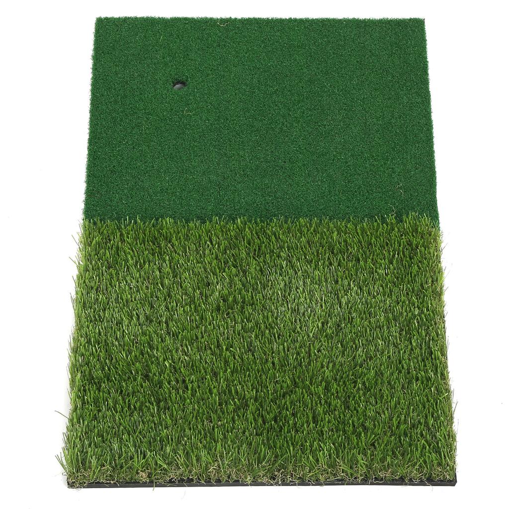 40x60 см 2 в 1 тренировочный коврик для гольфа в помещении, подвижный, для практики замаха, зеленый