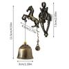 For Room Garden Store Wall Hanging Ornament Metal Bell Door Shopkeeper Good Luck Knocker Door Bell